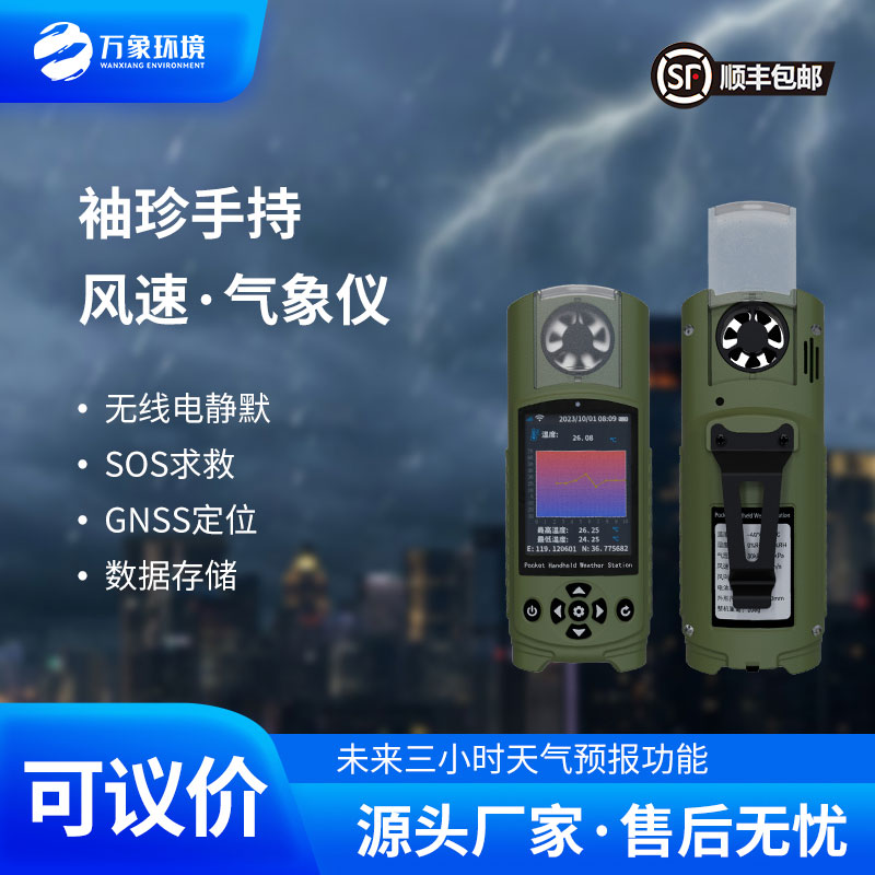 What are the advantages of an electronic meteorological parameter tester?